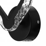 Бра 10018/1BK LED 18Вт 4000К черный 22х25 см