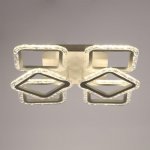 Люстра с ПДУ 10018/6WT LED 108Вт 3000-6000К диммер белый 42х42 см