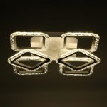 Люстра с ПДУ 10018/6WT LED 108Вт 3000-6000К диммер белый 42х42 см