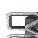 Люстра с ПДУ 10018/6BK LED 108Вт 3000-6000К диммер черный 42х42 см