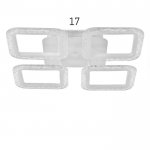 Люстра с ПДУ 10018/4WT LED 72Вт 3000-6000К диммер белый 38х38 см