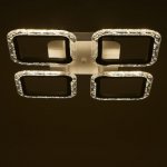 Люстра с ПДУ 10018/4WT LED 72Вт 3000-6000К диммер белый 38х38 см