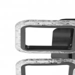 Люстра с ПДУ 10018/4BK LED 72Вт 3000-6000К диммер черный 38х38 см