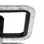 Люстра с ПДУ 10018/5BK LED 90Вт 3000-6000К диммер черный 38х38 см