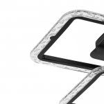 Люстра с ПДУ 10019/4BK LED 120Вт 3000-6000К диммер черный 58х58 см