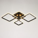 Люстра с ПДУ 10020/4BK LED 96Вт 3000-6000К диммер черный 71х50 см