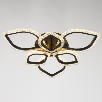 Люстра с ПДУ 10021/6BK LED 145Вт 3000-6000К диммер черный 61х61 см Люстра с ПДУ 10021/6BK LED 145Вт 3000-6000К диммер черный 61х61 см