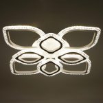 Люстра с ПДУ 10021/8WT LED 152Вт 3000-6000К диммер белый 66х66 см