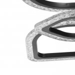 Люстра с ПДУ 10021/8BK LED 152Вт 3000-6000К диммер черный 66х66 см