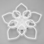 Люстра с ПДУ 10021/10WT LED 190Вт 3000-6000К диммер белый 70х70 см