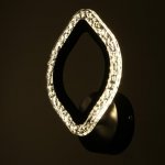 Бра 10021/1BK LED 14Вт 4000К черный 17х24 см