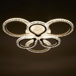 Люстра с ПДУ 10022/6WT LED 120Вт 3000-6000К диммер белый 60х60 см