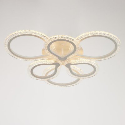 Люстра с ПДУ 10022/6WT LED 120Вт 3000-6000К диммер белый 60х60 см Люстра с ПДУ 10022/6WT LED 120Вт 3000-6000К диммер белый 60х60 см