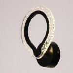 Бра 10022/1BK LED 16Вт 4000К черный 19х25 см