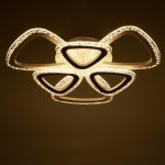 Люстра с ПДУ 10023/6WT LED 126Вт 3000-6000К диммер белый