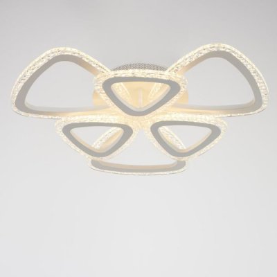 Люстра с ПДУ 10023/6WT LED 126Вт 3000-6000К диммер белый