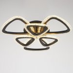 Люстра с ПДУ 10023/6BK LED 126Вт 3000-6000К диммер черный