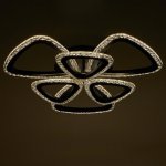 Люстра с ПДУ 10023/6BK LED 126Вт 3000-6000К диммер черный