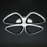 Люстра с ПДУ 10023/4WT LED 104Вт 3000-6000К диммер белый 60х60 см