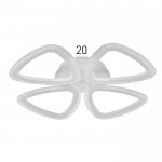 Люстра с ПДУ 10023/4WT LED 104Вт 3000-6000К диммер белый 60х60 см