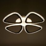 Люстра с ПДУ 10023/4WT LED 104Вт 3000-6000К диммер белый 60х60 см