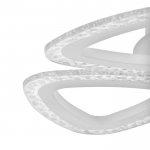 Люстра с ПДУ 10023/5WT LED 80Вт 3000-6000К диммер белый 45х45 см