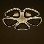 Люстра с ПДУ 10023/5WT LED 80Вт 3000-6000К диммер белый 45х45 см