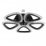 Люстра с ПДУ 10023/5BK LED 80Вт 3000-6000К диммер черный 45х45 см