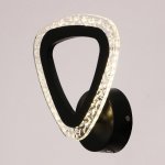 Бра 10023/1BK LED 16Вт 4000К черный 20х24 см