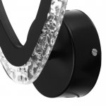 Бра 10023/1BK LED 16Вт 4000К черный 20х24 см