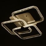 Люстра с ПДУ 10023/3WT LED 96Вт 3000-6000К диммер белый 45х43 см