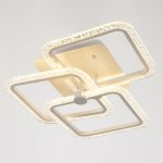 Люстра с ПДУ 10023/3WT LED 96Вт 3000-6000К диммер белый 45х43 см