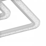 Люстра с ПДУ 10023/3WT LED 96Вт 3000-6000К диммер белый 45х43 см