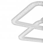 Люстра с ПДУ 10023/4WT LED 128Вт 3000-6000К диммер белый 55х55 см