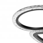 Люстра с ПДУ 10024/6BK LED 120Вт 3000-6000К диммер черный 55х55 см