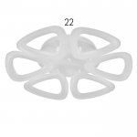 Люстра с ПДУ 10028/6WT LED 96Вт 3000-6000К диммер белый 50х50 см