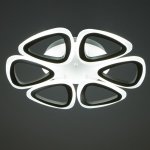 Люстра с ПДУ 10028/6WT LED 96Вт 3000-6000К диммер белый 50х50 см