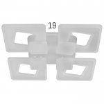 Люстра с ПДУ 10030/4WT LED 192Вт 3000-6000К диммер белый 55х55 см