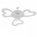 Люстра с ПДУ 10031/3WT LED 72Вт 3000-6000К диммер белый 62х62 см