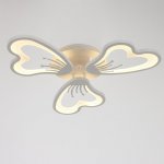 Люстра с ПДУ 10031/3WT LED 72Вт 3000-6000К диммер белый 62х62 см