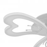 Люстра с ПДУ 10031/3WT LED 72Вт 3000-6000К диммер белый 62х62 см