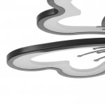 Люстра с ПДУ 10031/5BK LED 120Вт 3000-6000К диммер черный 62х62 см