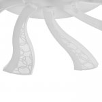 Люстра с ПДУ 10033/10WT LED 80Вт 3000-6000К диммер белый 53х53 см