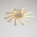 Люстра с ПДУ 10033/10WT LED 80Вт 3000-6000К диммер белый 53х53 см