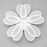 Люстра с ПДУ 10035/5WT LED 200Вт 3000-6000К диммер белый 62х62 см