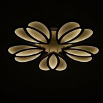 Люстра с ПДУ 10035/5WT LED 200Вт 3000-6000К диммер белый 62х62 см