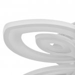 Люстра с ПДУ 10036/4WT LED 128Вт 3000-6000К диммер белый 55х55 см