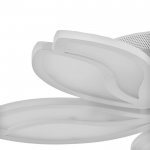 Люстра с ПДУ 10037/5WT LED 130Вт 3000-6000К диммер белый 62х62 см