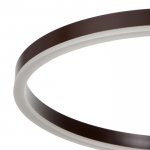 Люстра с ПДУ 10038/5 LED 224Вт 3000-6000К диммер кофе 95х95 см