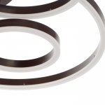 Люстра с ПДУ 10039/5 LED 216Вт 3000-6000К диммер кофе 80х80 см